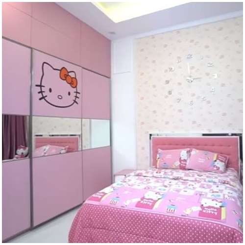 10 Potret Kamar Ria Ricis di Rumah Lama & Baru, Salfok Perabot