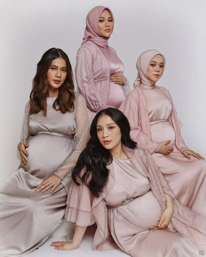Pemotretan Baby Bump Artis Bumil Cantik, Perut Lesty Kejora Paling Disorot!