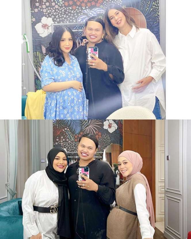 Pemotretan Baby Bump Artis Bumil Cantik, Perut Lesty Kejora Paling Disorot!