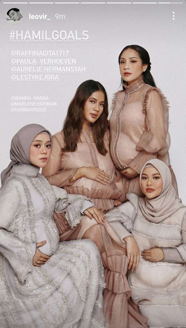 Pemotretan Baby Bump Artis Bumil Cantik, Perut Lesty Kejora Paling Disorot!