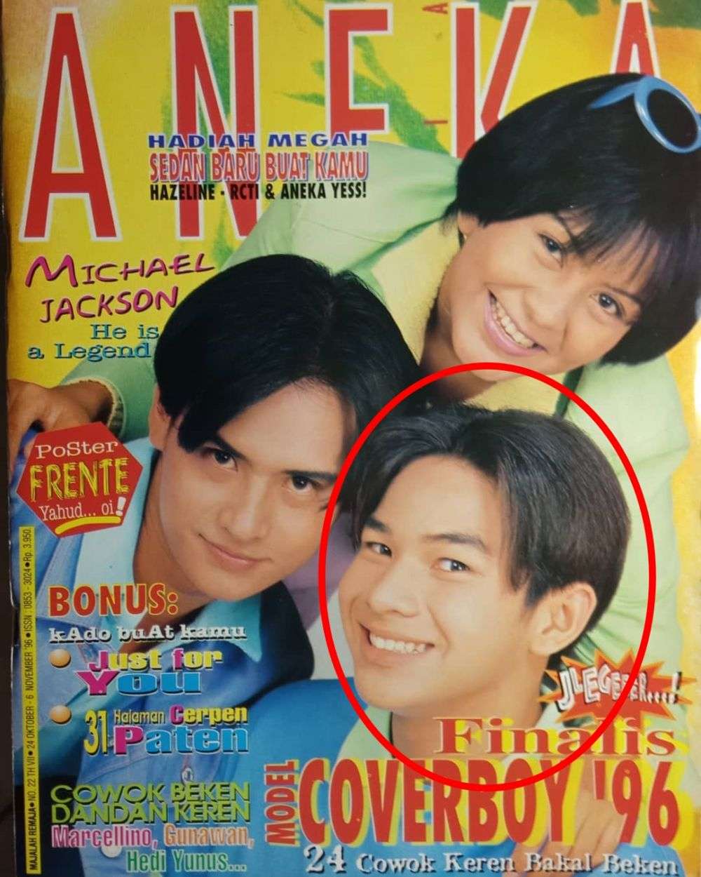 9 Potret Masa Muda Jonathan Frizzy, Tampil Keren di Cover Majalah