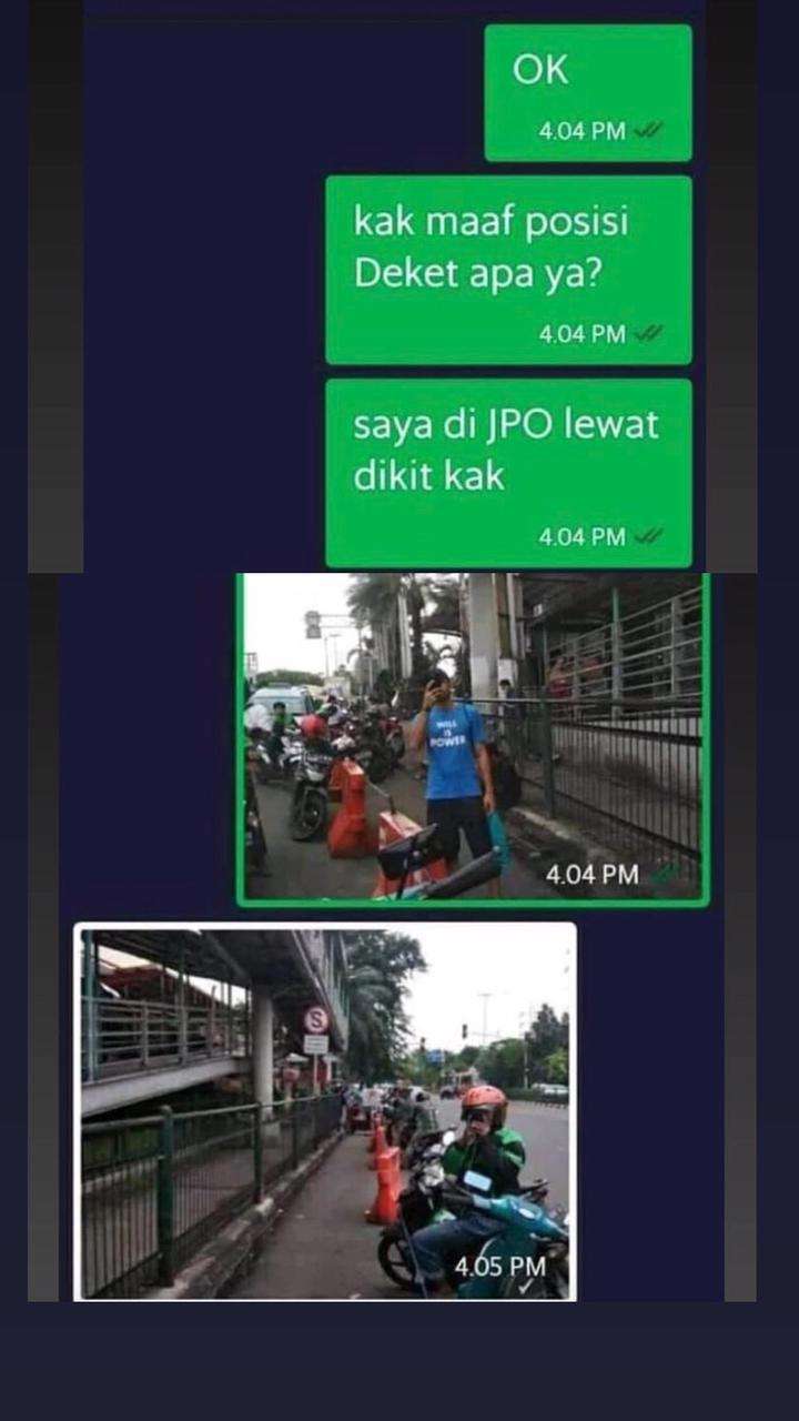 10 Chat Lucu Driver Ojol Nyari Pelanggan, Endingnya Bikin Geregetan!