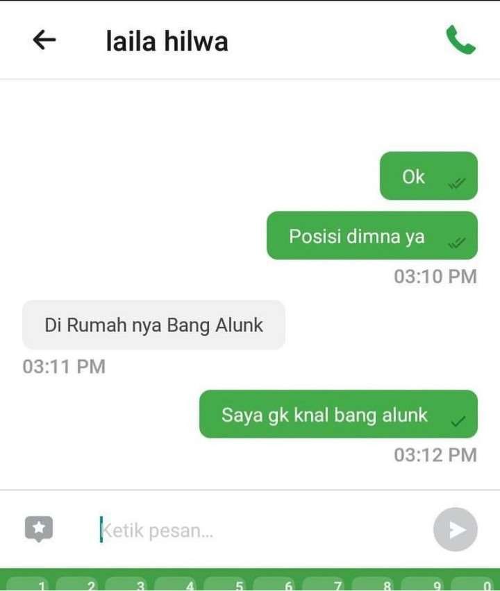 10 Chat Lucu Driver Ojol Nyari Pelanggan, Endingnya Bikin Geregetan!