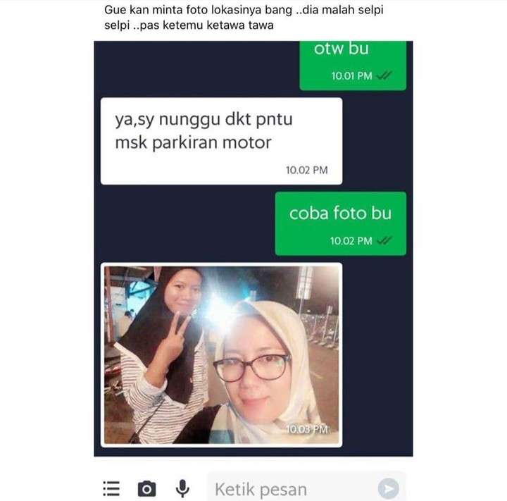 10 Chat Lucu Driver Ojol Nyari Pelanggan, Endingnya Bikin Geregetan!