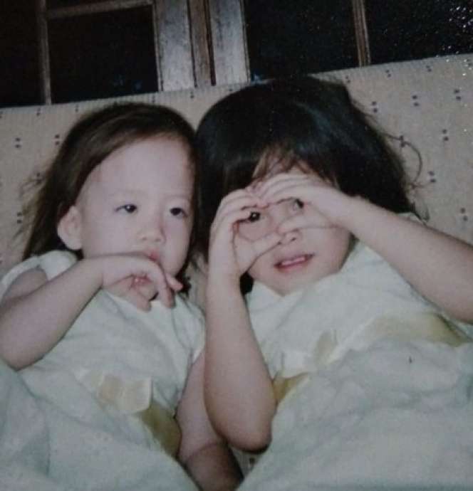 Potret Masa Kecil Adhisty Zara dan Hasyakyla, Lucu Banget!