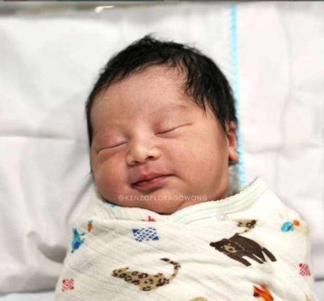 Gantengnya Kenzo Eldrago Wong, Putra Kedua Baim dan Paula yang Disebut Bak Artis Korea