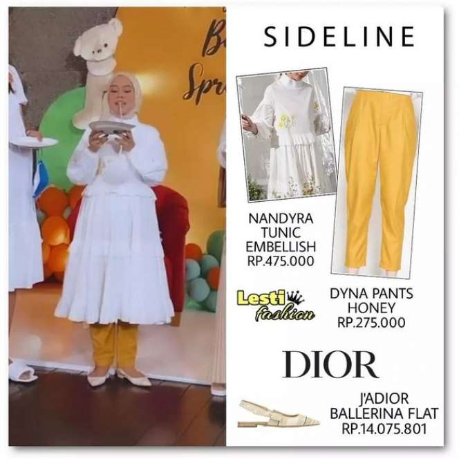 Sederet Fashion Lesty Kejora Semasa Hamil, Harganya Jadi Sorotan