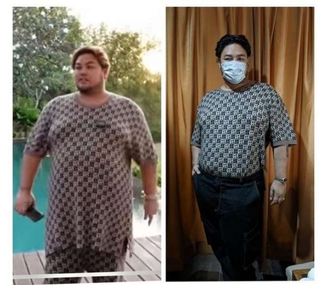 Potret Before After Diet 6 Presenter, Ada yang Turun 91 Kg