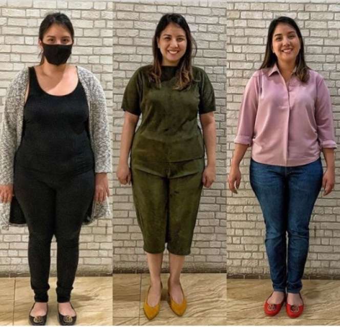 Potret Before After Diet 6 Presenter, Ada yang Turun 91 Kg