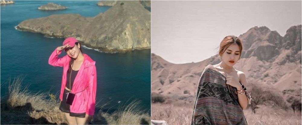 Beda Gaya Outfit Nagita Slavina Vs Ayu Ting Ting Saat Liburan, Kece Abis!