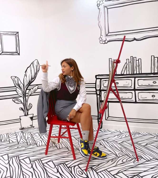 9 Potret Amel Carla di Korsel, Gayanya Kayak Idol K-Pop