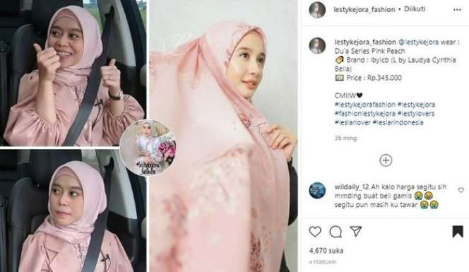 8 Potret Hijab yang Pernah Dipakai Lesti Kejora, Harganya Bikin Melongo!