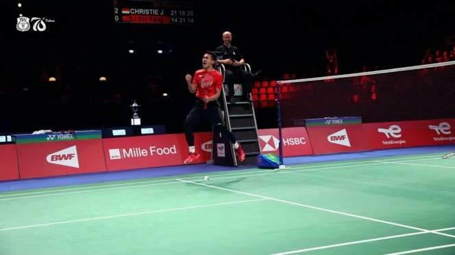 9 Potret Euforia Indonesia Juara Thomas Cup 2020