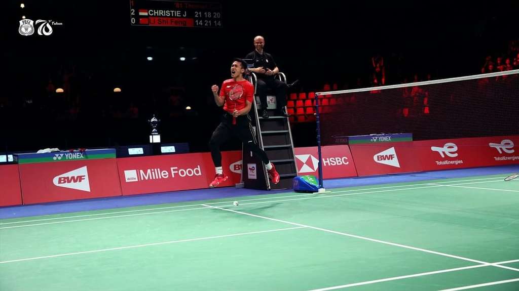 9 Potret Euforia Indonesia Juara Thomas Cup 2020