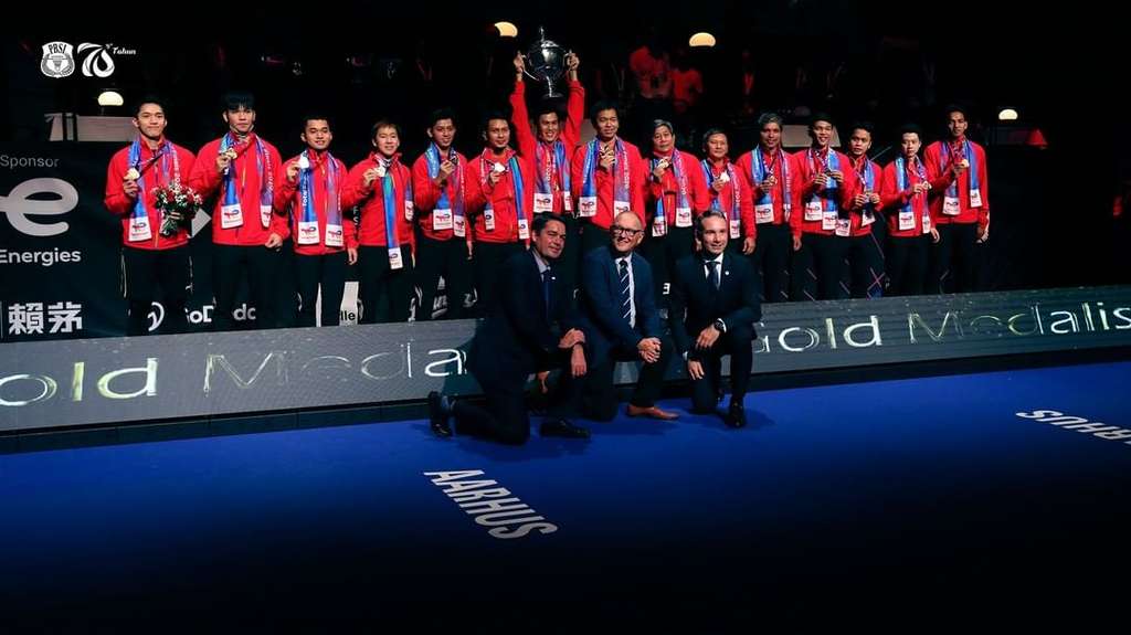 9 Potret Euforia Indonesia Juara Thomas Cup 2020
