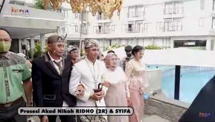 9 Potret Akad Nikah Ridho DA & Syifa Aisyah, Kental dengan Adat Sunda