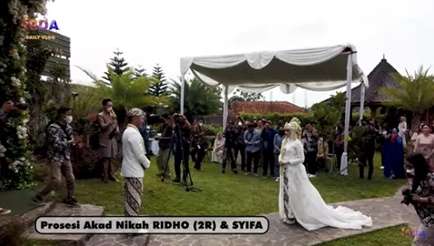 9 Potret Akad Nikah Ridho DA & Syifa Aisyah, Kental dengan Adat Sunda