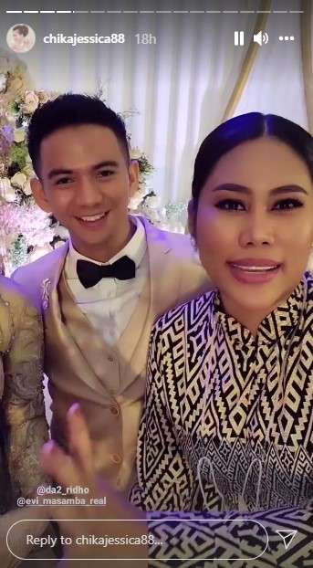 Gaya Fashion Sederet Selebriti di Pernikahan Ridho D'Academy dan Syifa