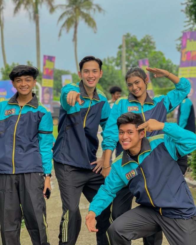 8 Potret Pemain Jendela SMP Syuting Adegan Mirip Squid Game