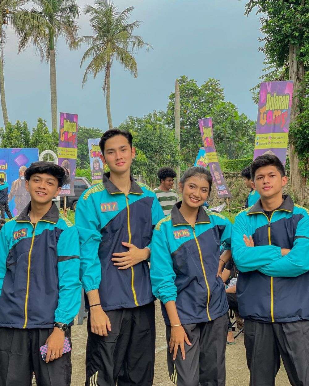 8 Potret Pemain Jendela SMP Syuting Adegan Mirip Squid Game