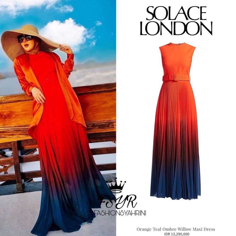 8 Fashion Item Syahrini Saat Liburan di Labuan Bajo, Harga Sandalnya Bisa Beli Motor!