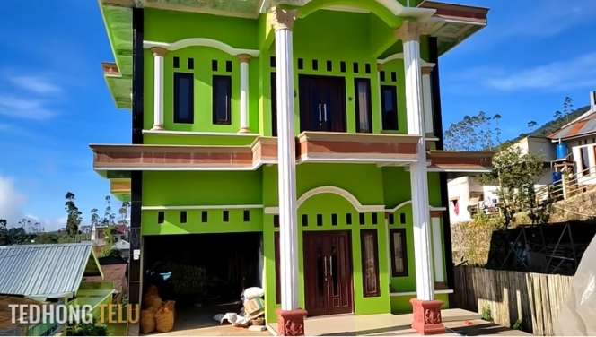 10 Potret Rumah Mewah Milik Petani Sayur di Lereng Gunung Slamet, Pas Lihat Isi Dalamnya Bikin Terkejut!