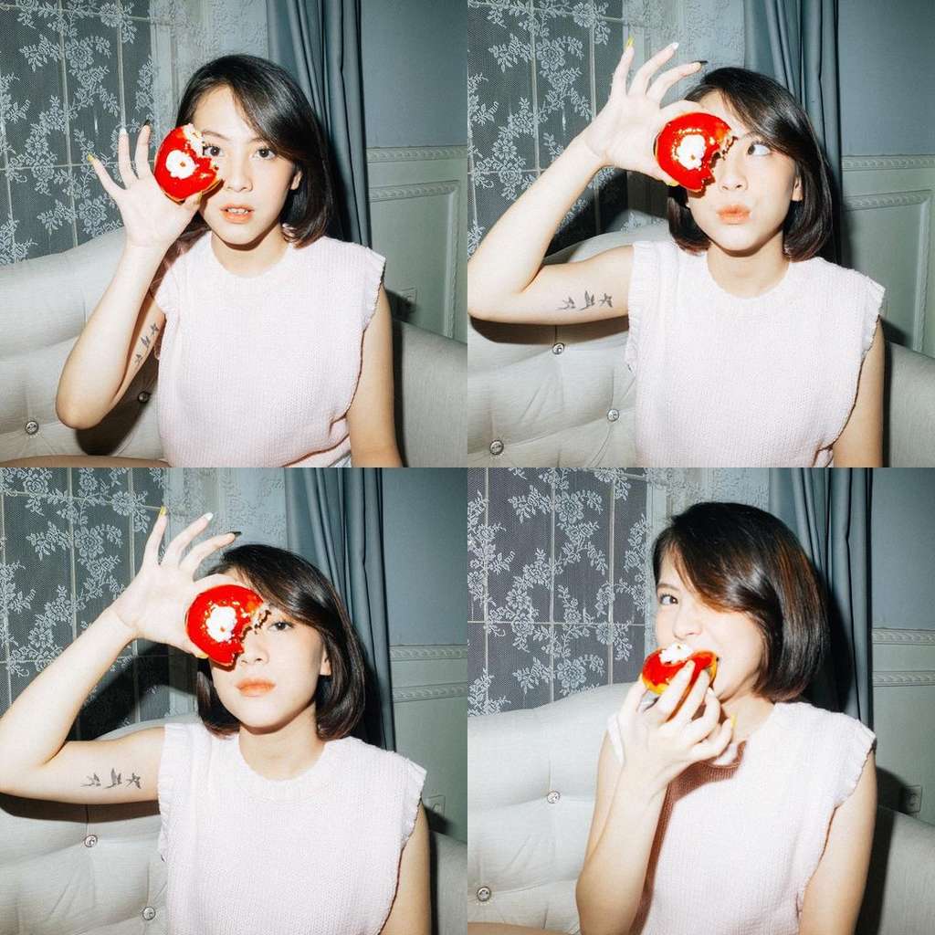 6 Potret Adhisty Zara Pamer Tato di Lengan dan Punggung, Netizen Malah Gagal Fokus!
