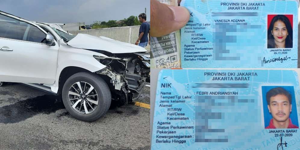 10 Potret Kondisi Mobil Vanessa Angel dan Suami Usai Alami Kecelakaan Maut, Ringsek Parah!