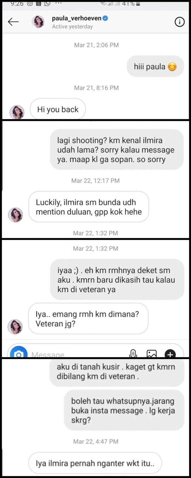 Isi Chat Pertama 7 Artis Saat PDKT dengan Pasangan, Billar-Lesty Kocak Banget!