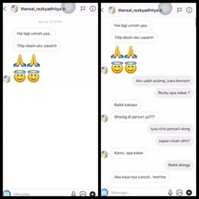 Isi Chat Pertama 7 Artis Saat PDKT dengan Pasangan, Billar-Lesty Kocak Banget!