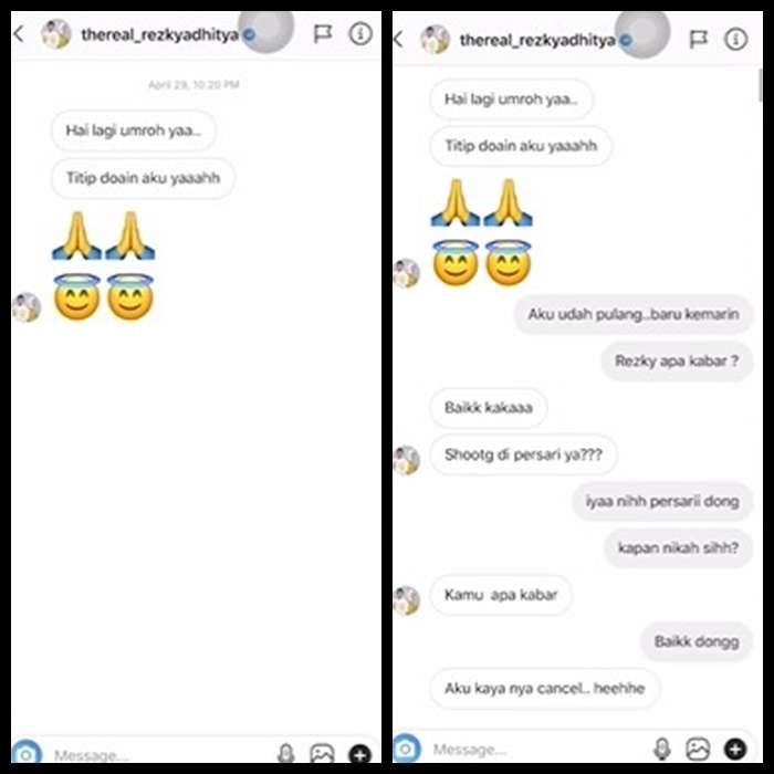 Isi Chat Pertama 7 Artis Saat PDKT dengan Pasangan, Billar-Lesty Kocak Banget!