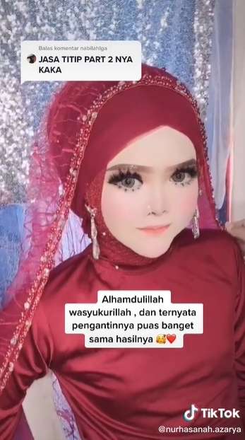 7 Potret Transformasi Makeup Pengantin dengan Alis Botak, Jadi Super Cantik Bak Boneka Barbie!