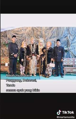 Perjuangan Ayah Bangun Pelaminan Untuk Pernikahan Sang Anak, Kisahnya Bikin Haru