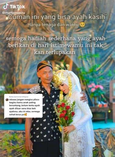 Perjuangan Ayah Bangun Pelaminan Untuk Pernikahan Sang Anak, Kisahnya Bikin Haru