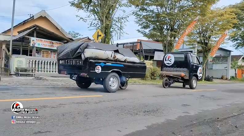 10 Potret Mobil Pickup ‘Kepala Buntung’ yang Viral, Polisi Ngakak Lihat Cara Mundurnya!