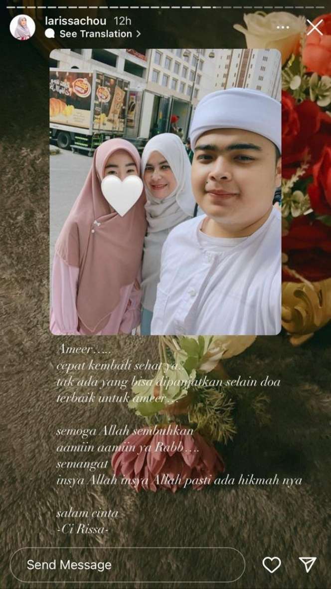6 Momen Kebersamaan Larissa Chou dan Ameer Azzikra yang Kini Tinggal Kenangan