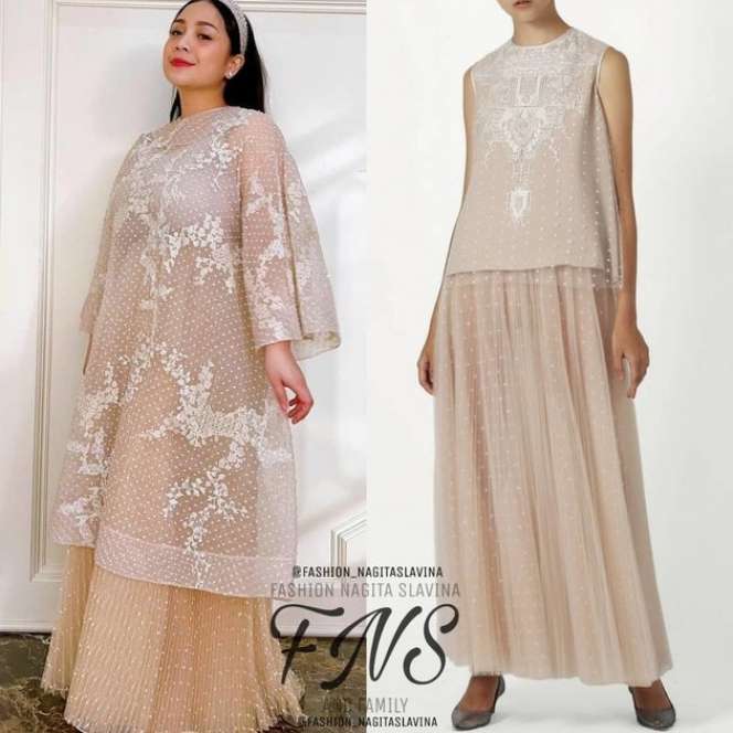5 Fashion Item Nagita Slavina di Aqiqah Baby Rayyanza, Harga Bandonya Bikin Melongo!