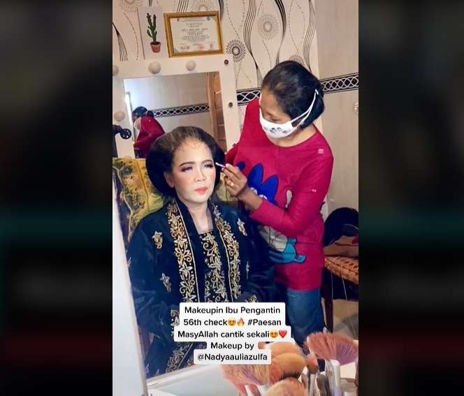 10 Foto Tranformasi Nenek 56 Tahun Usai Dimakeup, Berubah Jadi Gadis Cantik Usia 20 Tahun!