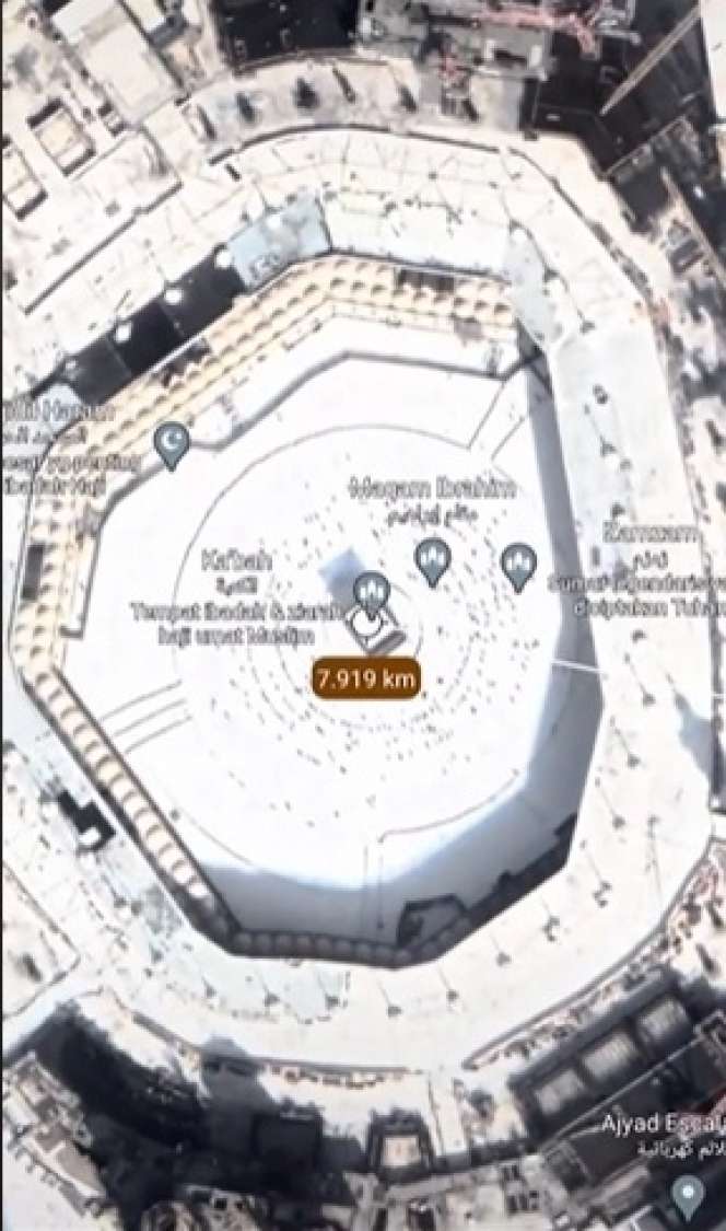 Masyallah, Pria Ini Buktikan Jika Arah Masjid Istiqlal Tegak Lurus Menghadap Ka’bah