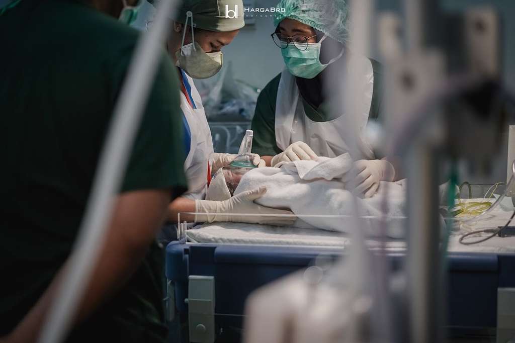 Momen Detik-detik Kesha Ratuliu Melahirkan Anak Pertama