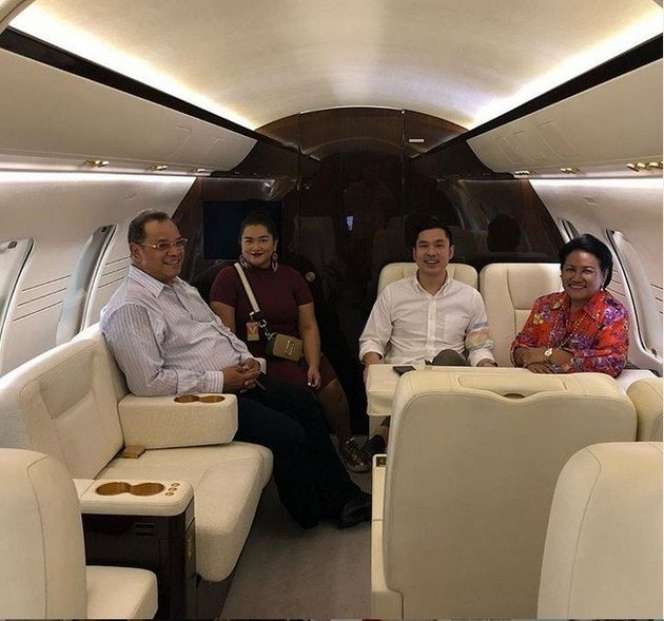 Potret Mewahnya Jet Pribadi Raphael Moeis, Hadiah Ultah dari Harvey dan Sandra Dewi