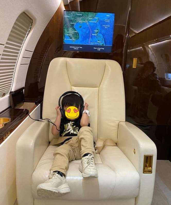 Potret Mewahnya Jet Pribadi Raphael Moeis, Hadiah Ultah dari Harvey dan Sandra Dewi