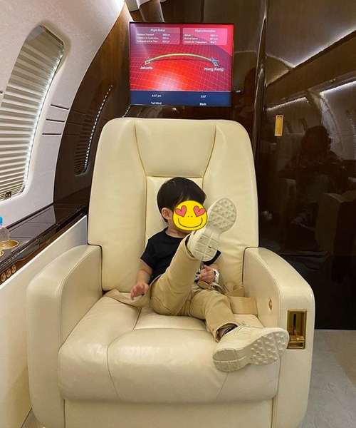 Potret Mewahnya Jet Pribadi Raphael Moeis, Hadiah Ultah dari Harvey dan Sandra Dewi