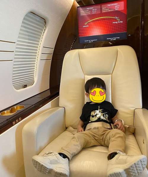 Potret Mewahnya Jet Pribadi Raphael Moeis, Hadiah Ultah dari Harvey dan Sandra Dewi