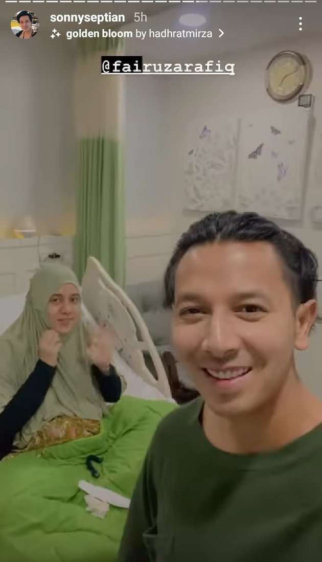 Detik-detik Fairuz A Rafiq Melahirkan Anak Ketiga, Aksi King Faiz Bikin Haru
