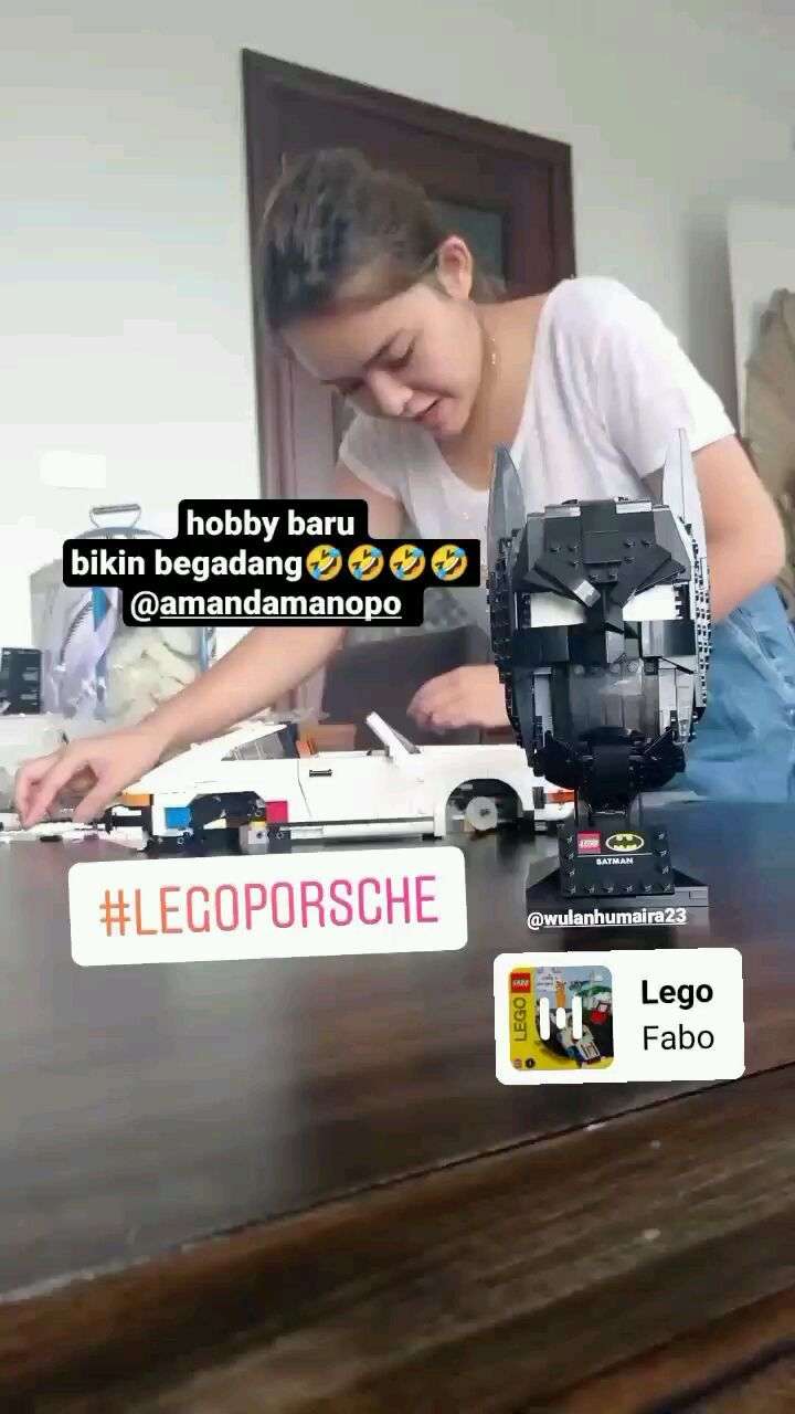 Koleksi Lego Amanda Manopo dari Star Wars hingga Harry Potter