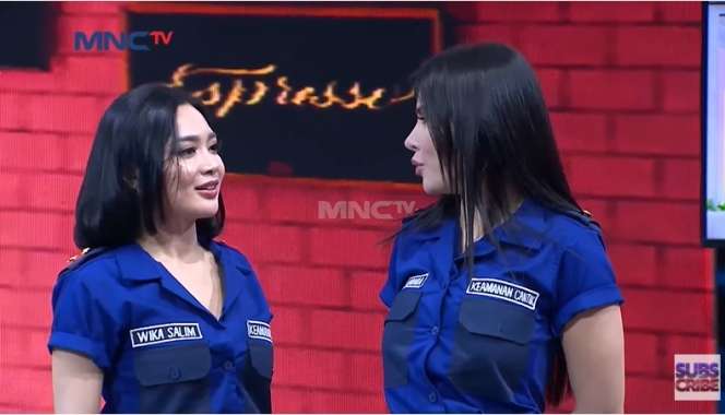 8 Potret Menawan Wika Salim & Maria Vania Pakai Baju Security, Dijuluki ‘Duo Pemersatu Bangsa’