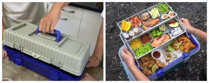10 Penampakan Lucu Bekal Makanan, Bentuknya Bikin Geleng-Geleng Kepala!