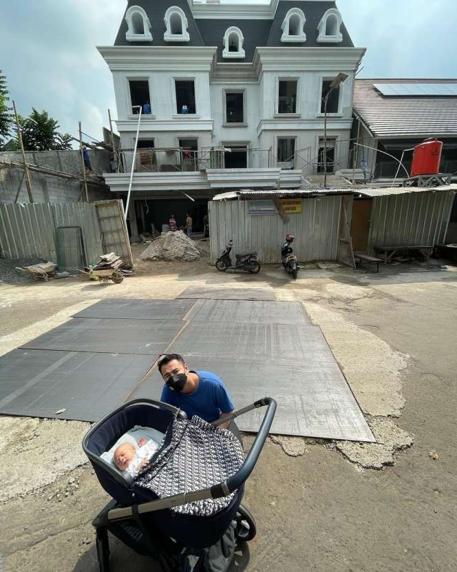 7 Potret Terbaru Pembangunan Rumah Mewah Raffi Ahmad dan Nagita Slavina, Bak Istana Kerajaan