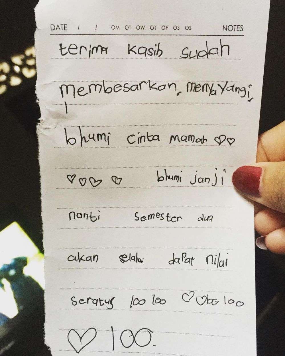 10 Anak Artis ini Tulis ‘Surat Cinta’ untuk Orangtua, Tulisan Mikhayla Buat Ardie Bakrie Bikin Nangis!